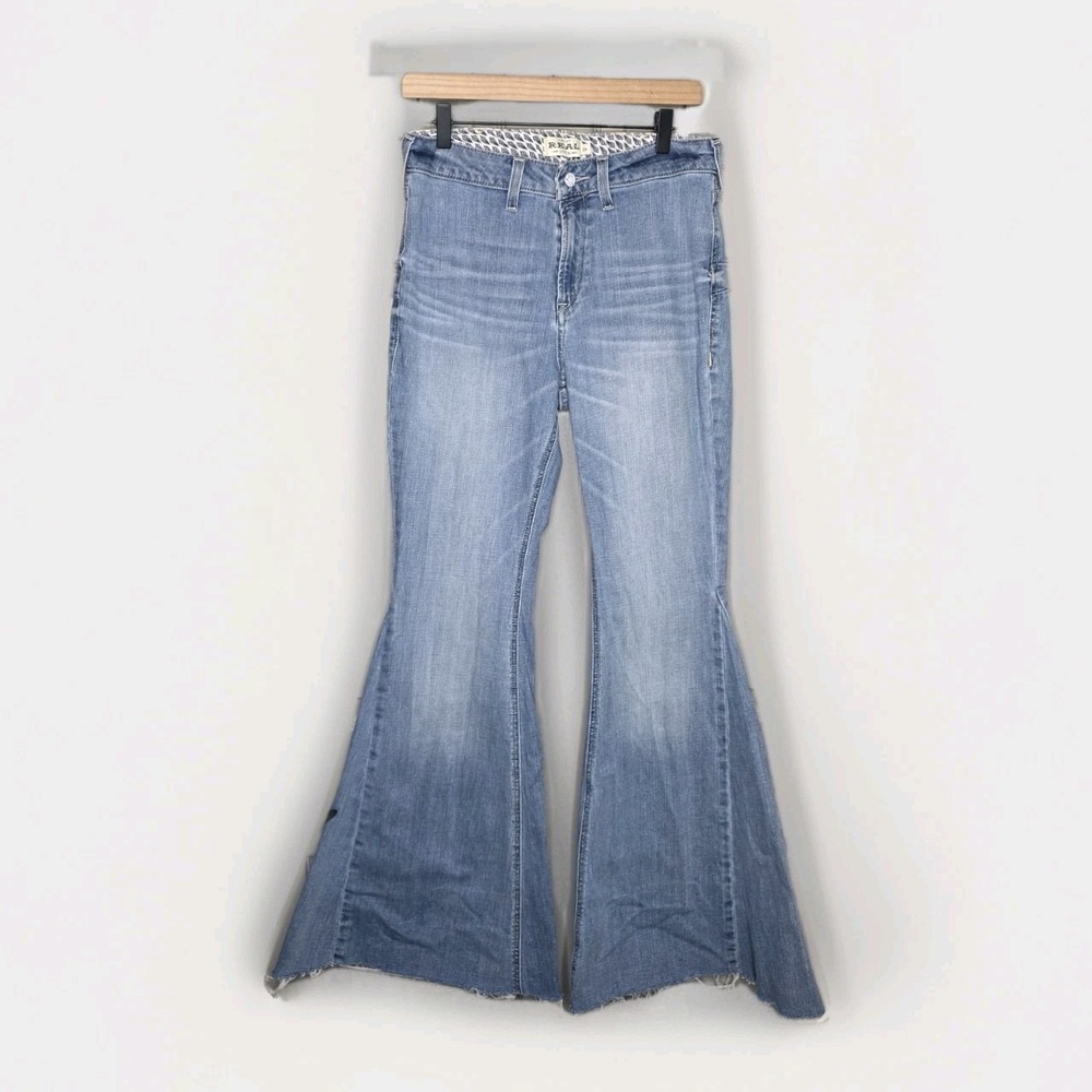 ARIAT Real  ALONDRA COLORADO Flare Jeans 70s Retro Vibe High-Rise Bell  SZ 30R